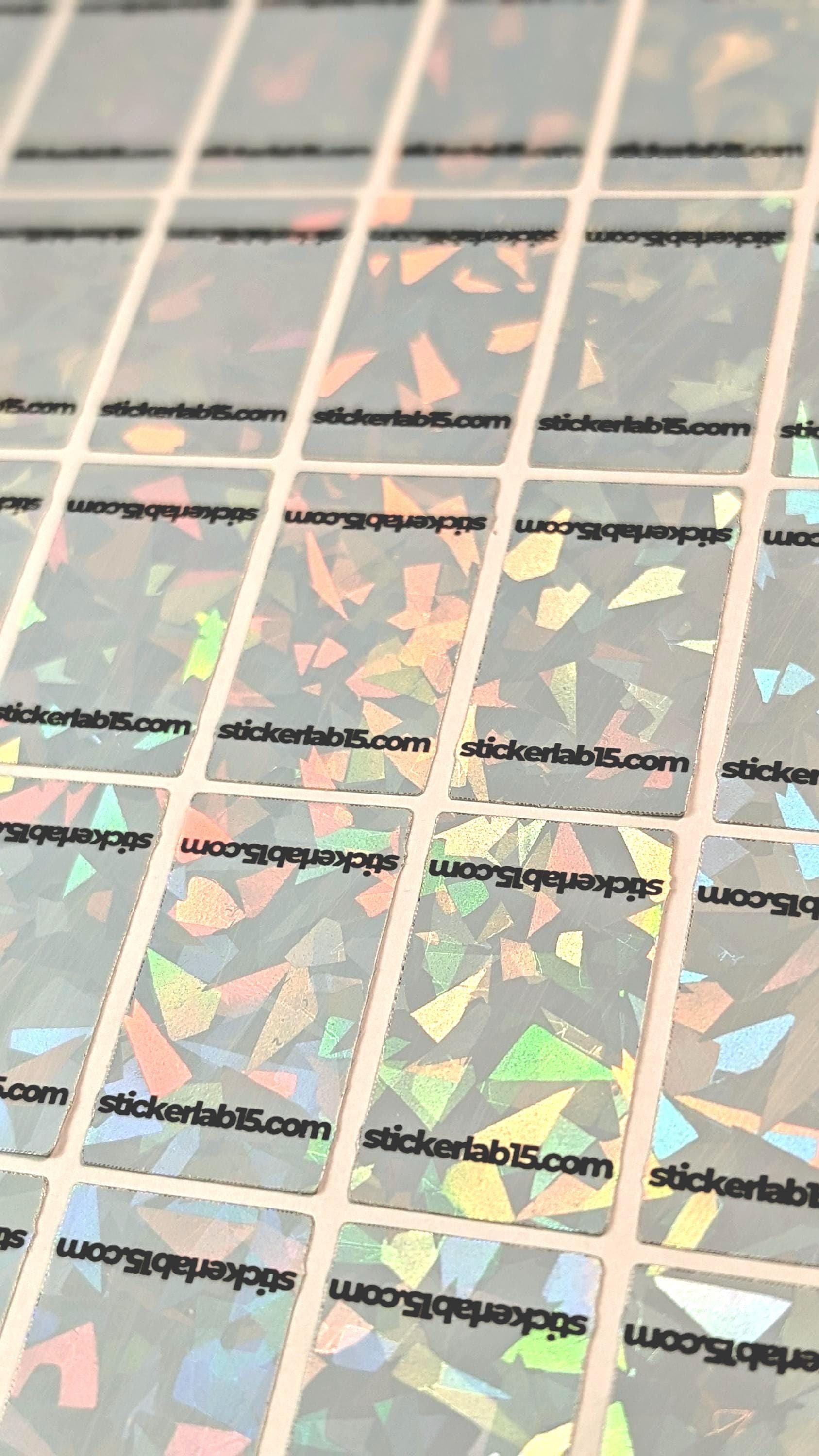 Custom Sports Trading Card One Touch Magnetic Cracked Ice Stickers - 50 Count view 2