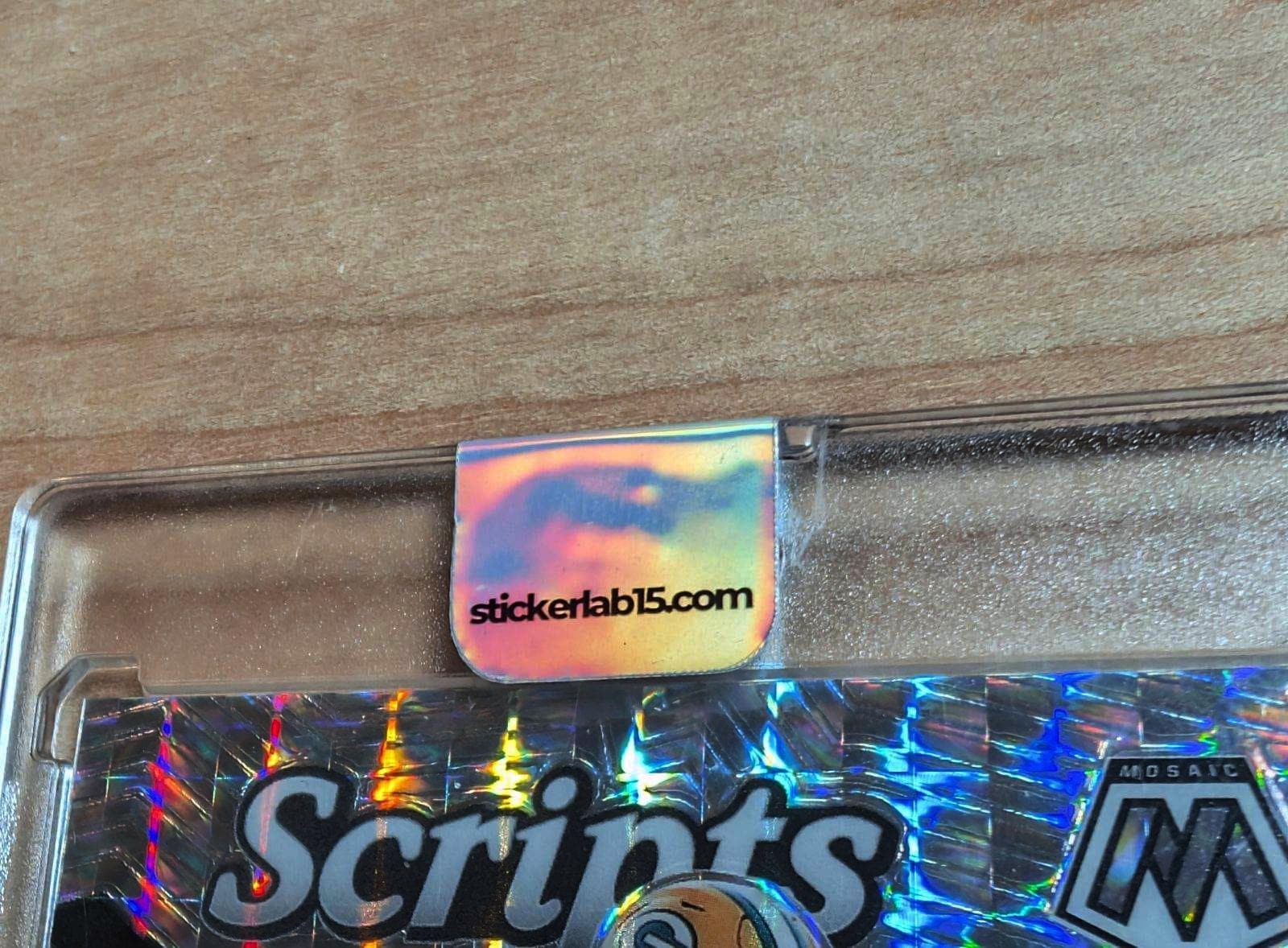50 Count Holographic 35 pt One Touch Stickers for Custom Logos – Premium Protection & Eye-Catching Design view 7