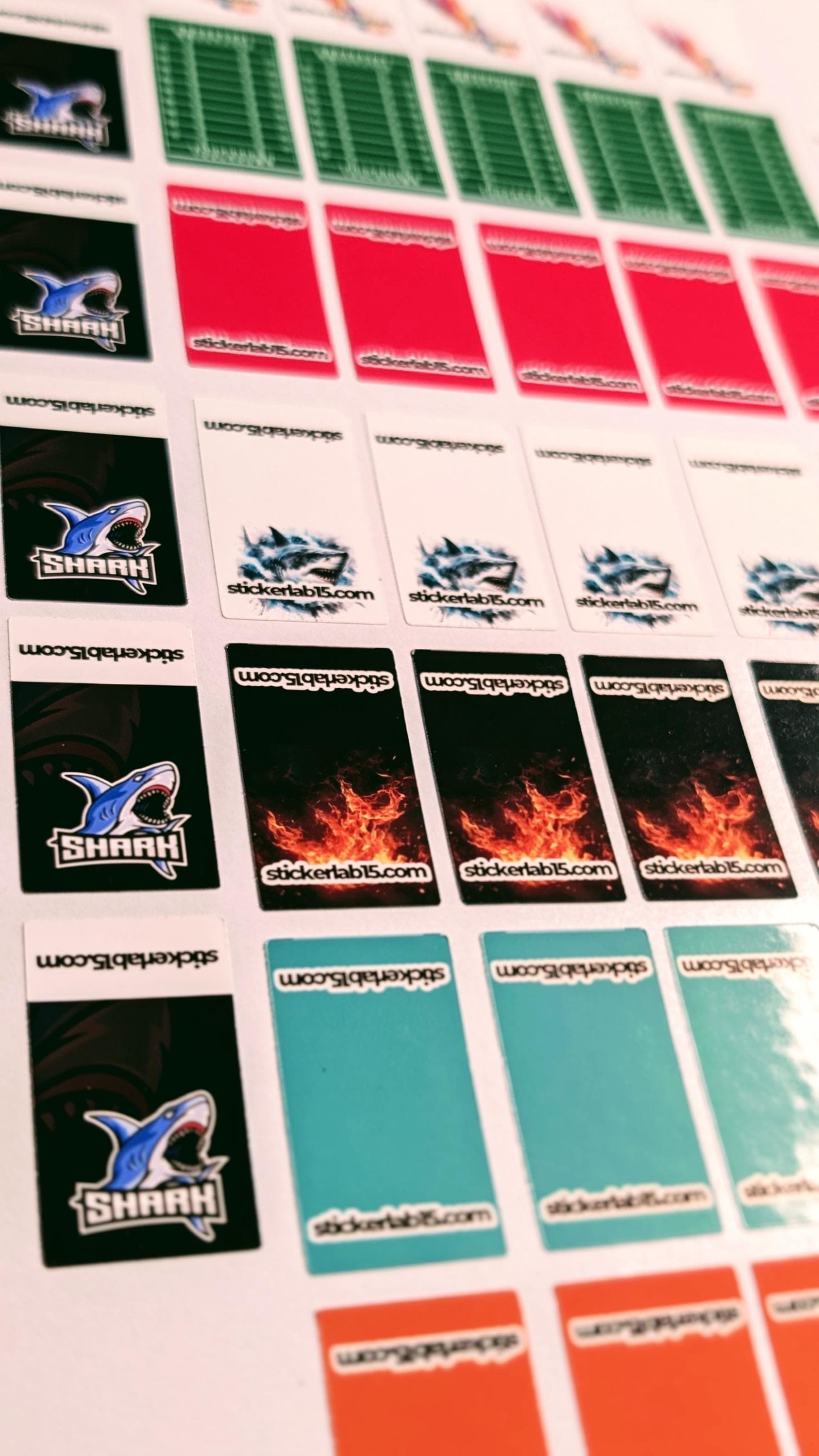 Magnetic Card Holder Glossy Stickers: Sports Card Protection (Set of 50) view 2