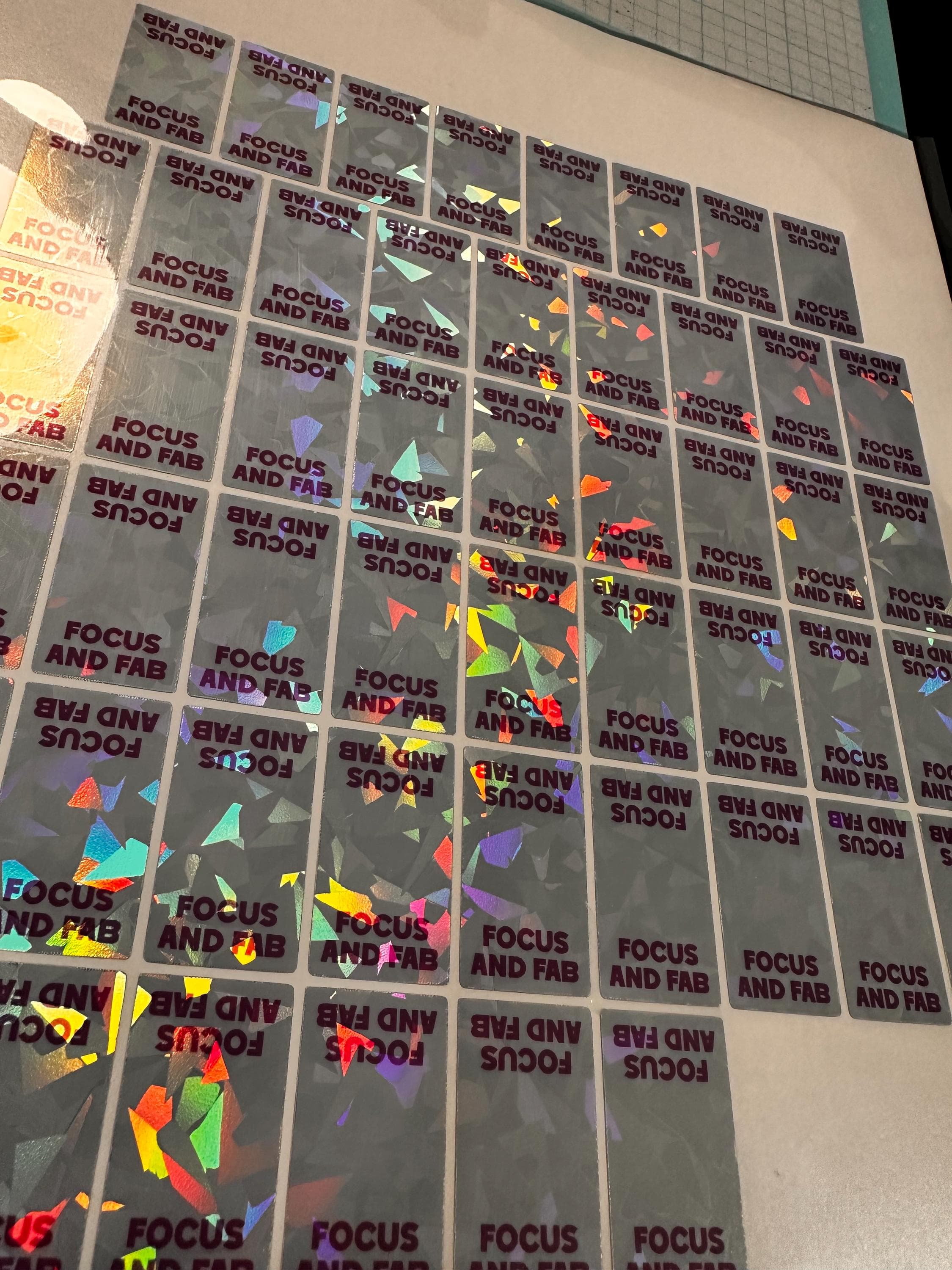 Custom Sports Trading Card One Touch Magnetic Cracked Ice Stickers - 50 Count view 6