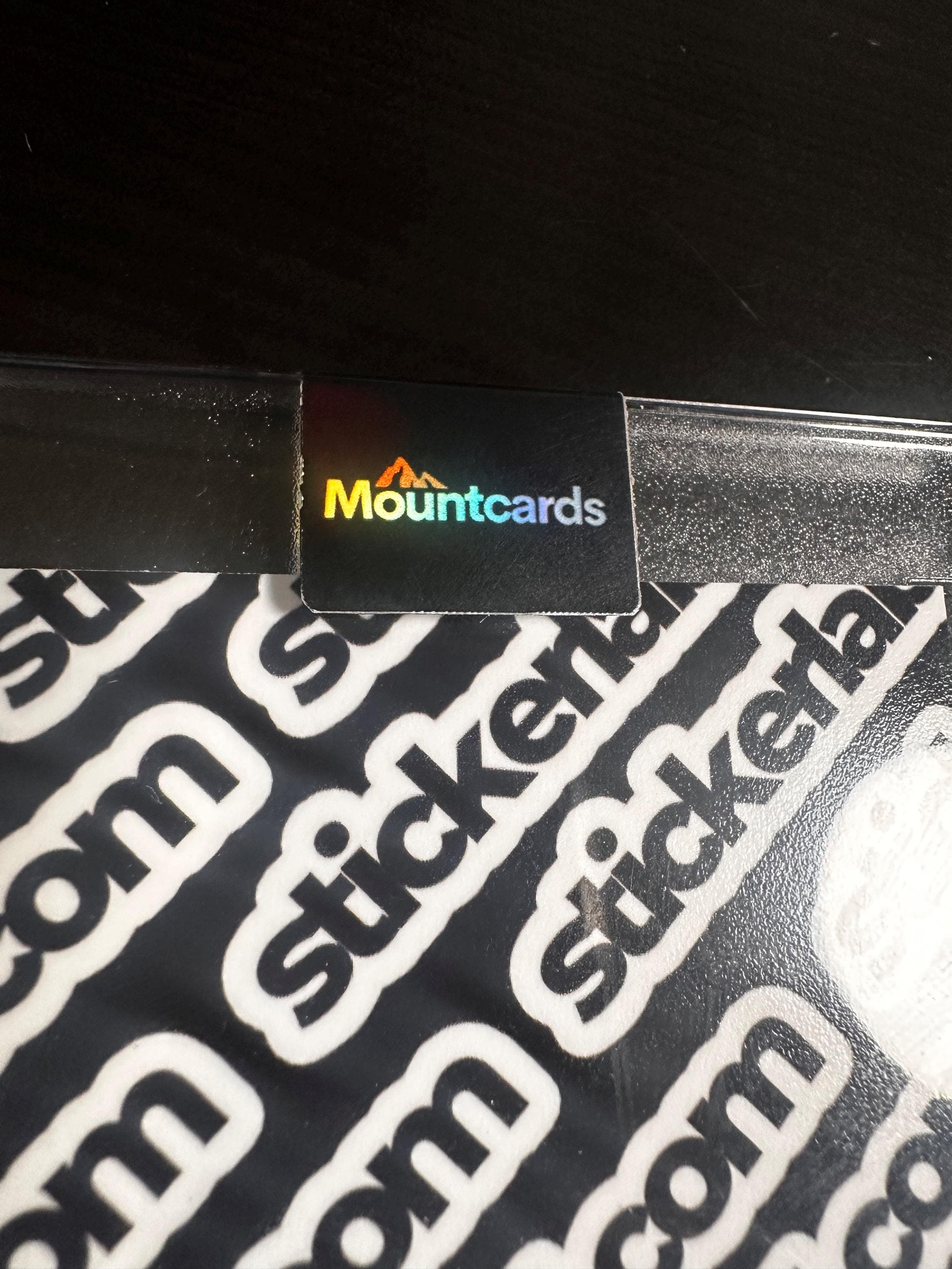 50 Count Holographic 35 pt One Touch Stickers for Custom Logos – Premium Protection & Eye-Catching Design view 5