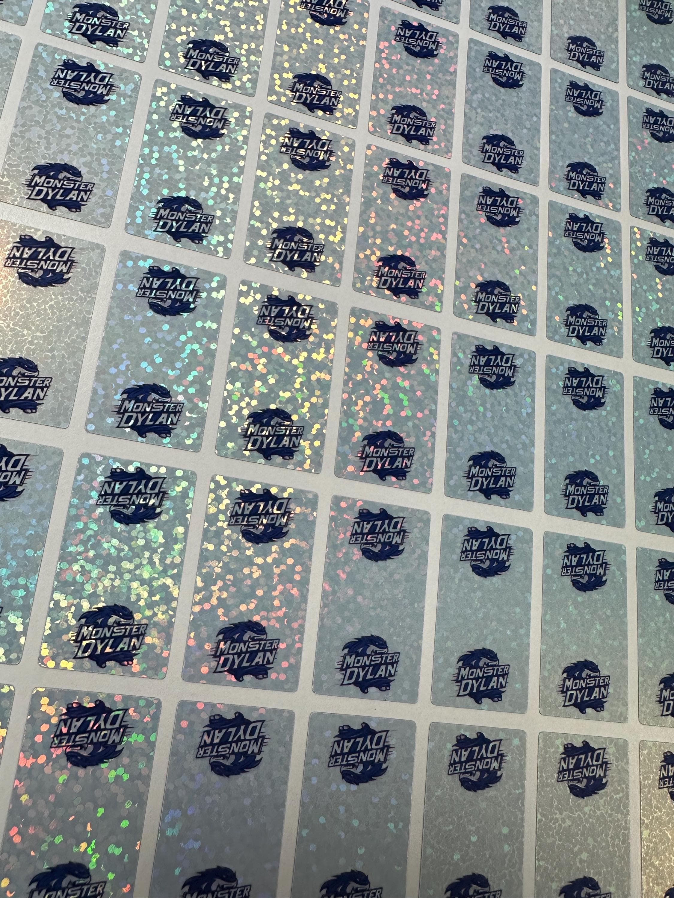 Custom Sports Trading Card Sparkling One Touch Magnetic Stickers - 50 Count view 5