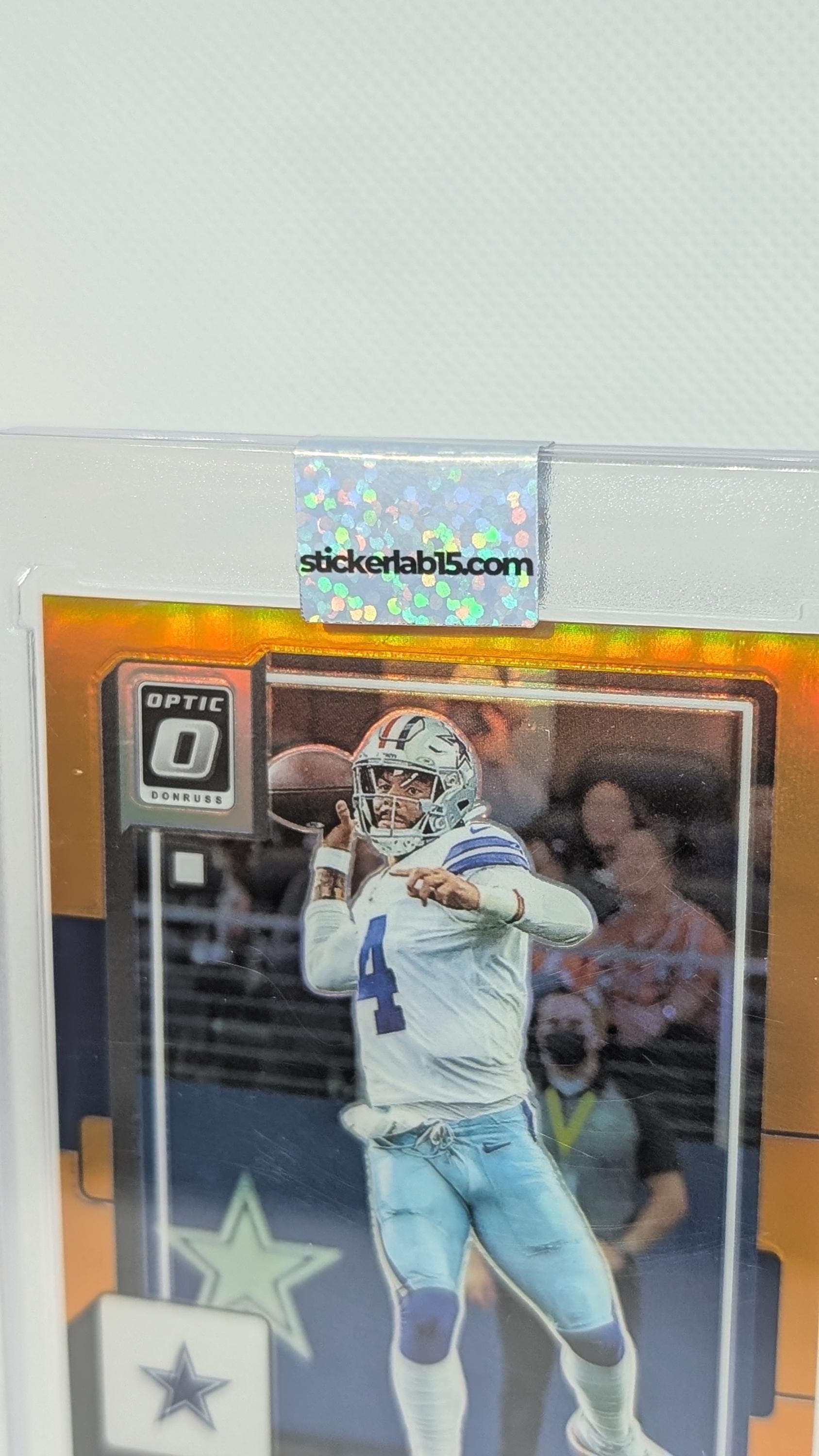 Custom Sports Trading Card Sparkling One Touch Magnetic Stickers - 50 Count view 3