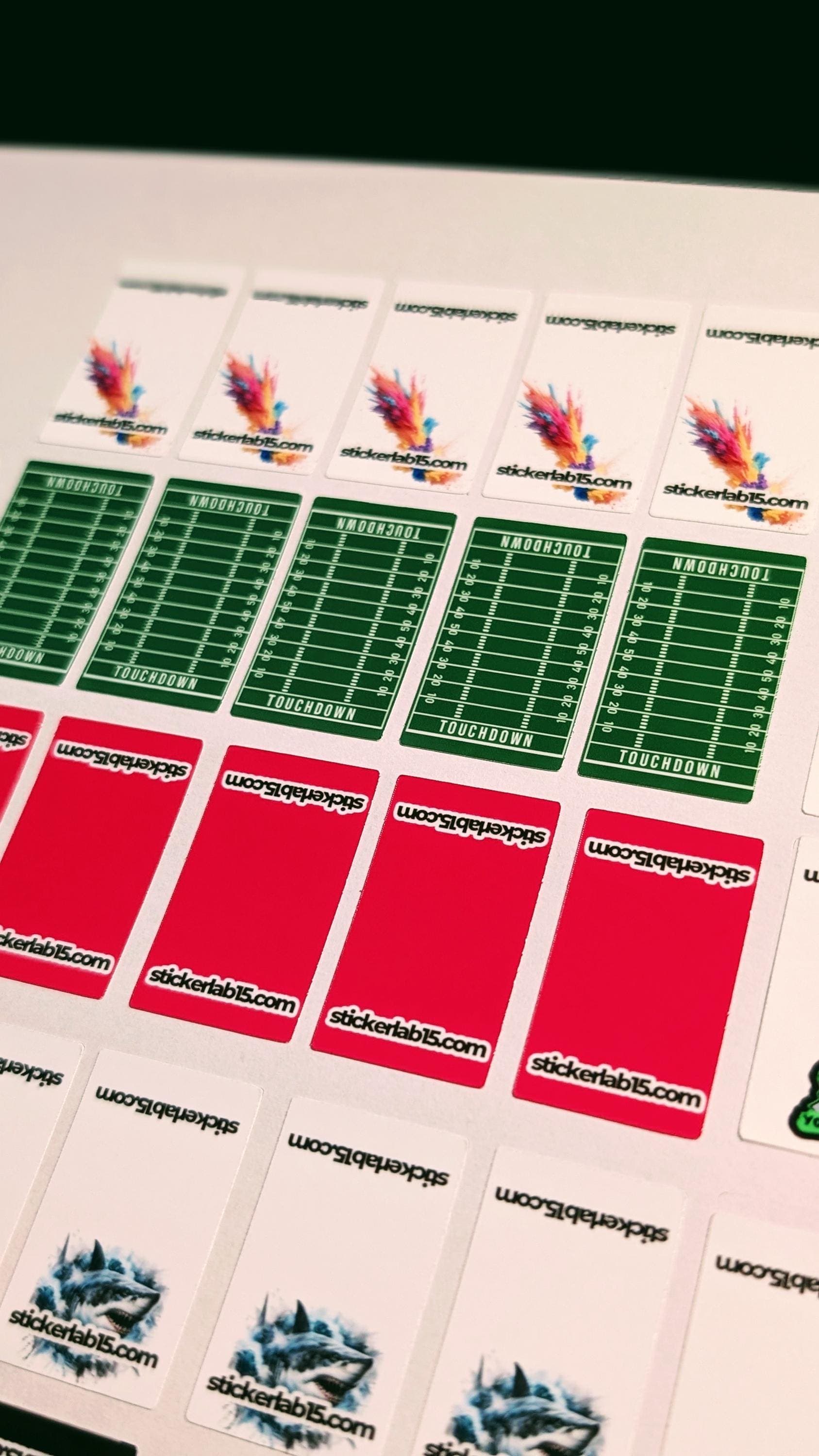 Magnetic Card Holder Glossy Stickers: Sports Card Protection (Set of 50) view 4