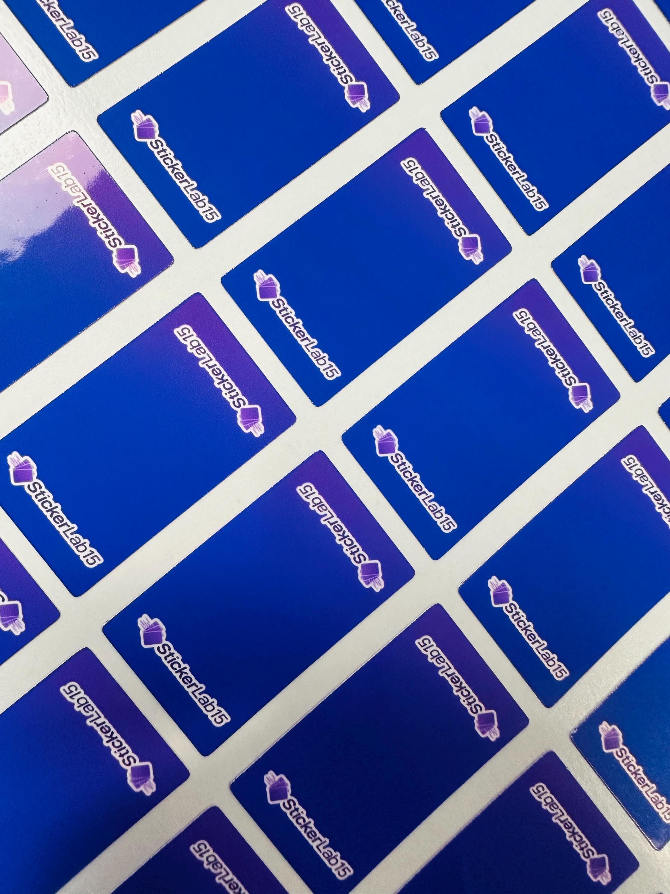 Magnetic Card Holder Glossy Stickers: Sports Card Protection (Set of 50)